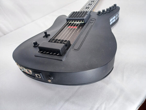 Close-up of Z6S MIDI guitar body (top view)
