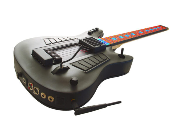 black Z6S-DLX-3 midi guitar with string triggers whammy bar touch pads