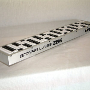 zb6 midi controller with six rows of keys